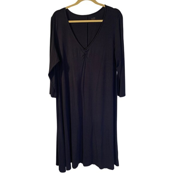 Robe Eileen Fisher Taille S Violette - En Viscose Jersey, Sans Manches, Neuve Avec Étiquette (NWT)